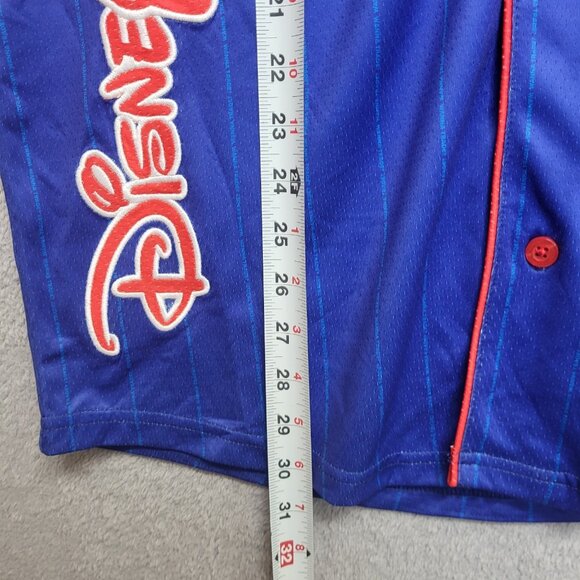 Disney Pin Trader Jersey Adult Medium Baseball Button Down Short Sleeve 2025 - Picture 8 of 11